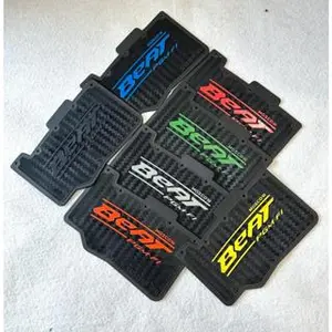 MUDFLAP HONDA BEAT FI CARBON SERIES BLACK MUD FLAP KARET PENAHAN LUMPUR BEAT FI KARBON MERK MOSCOW KARPET LUMPUR HONDA BEAT FI ESP INJEKSI 2013 - 2019 ORIGINAL DETAIL KARBON HITAM