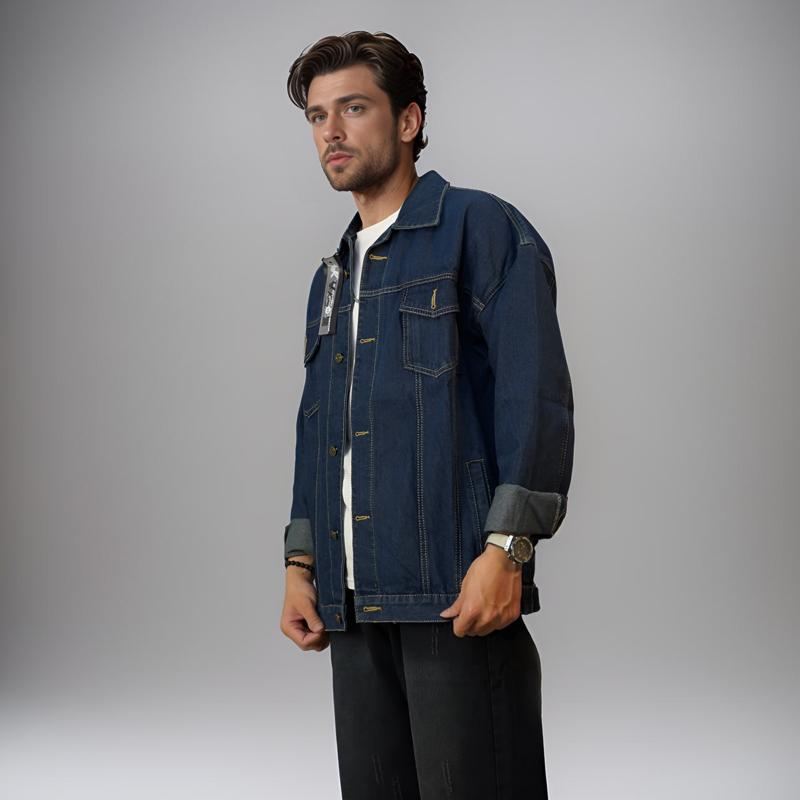 Product Introduction of Áo khoác jeans màu hè vừa vặn - Phong cách sang trọng ngầu 27