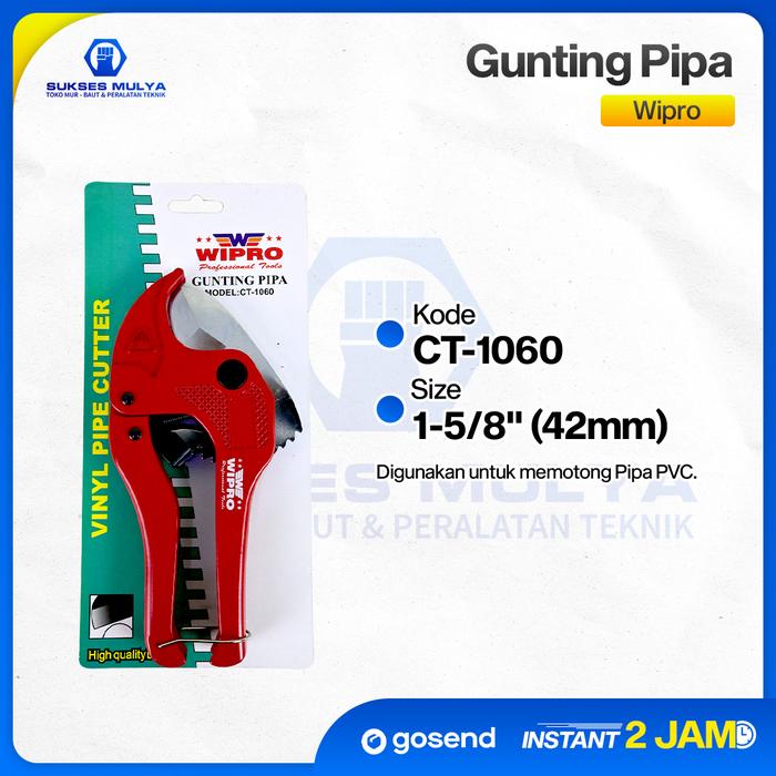 Gambar Tang Potong Pipa/PVC Pipe Cutter Wipro dari suksesmulya Kota Magelang Tokopedia