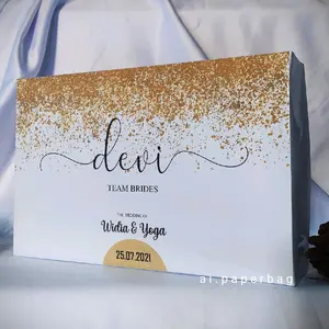 soft box bridesmaid groomsmen custom glossy  soveni