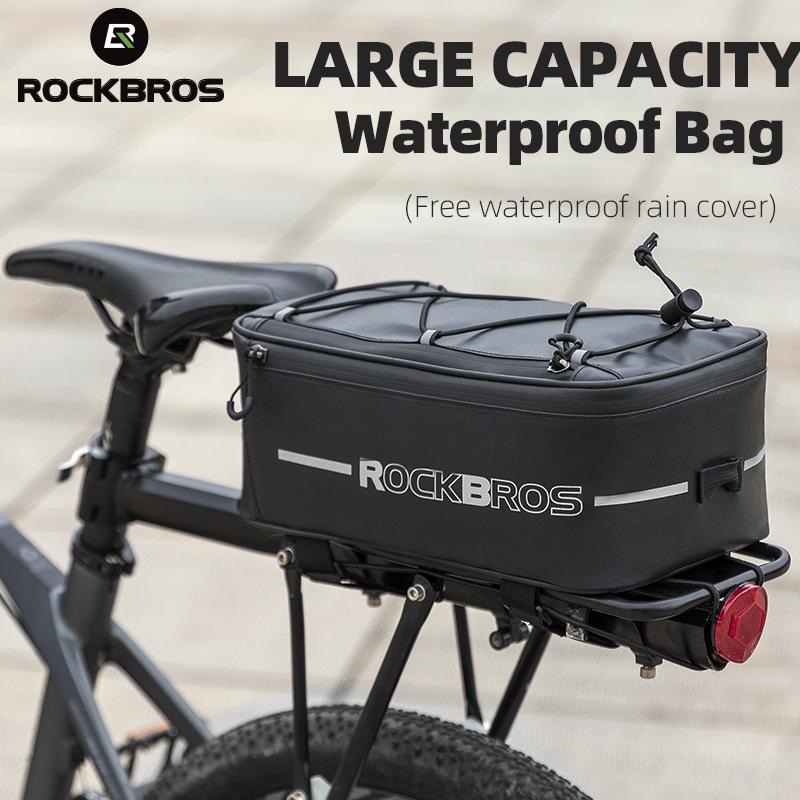 Túi Xe Đạp ROCKBROS Không Thấm Nước Dung Tích Lớn 4L Túi Cốp Du Lịch Túi Yên Xe Ngồi Thích Hợp Cho MTB Và Xe Đạp Đường Trường Túi Đựng Phản Quang Phụ Kiện Đạp Xe