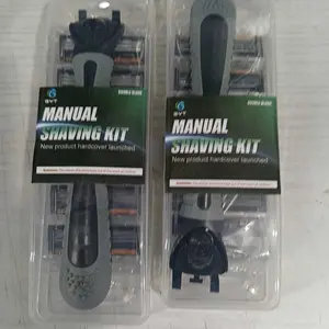 RTL Pisau Cukur Manual Set 6pcs Pisau dua lapis pisau Alat cukur janggut Tajam