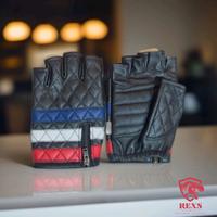 Gambar Rexs Gloves – Sarung Tangan Motor Kulit Asli Pria Wanita | Half Finger, Stylish & Safety & Elegan - Hitam Warna - M dari Rexs Official Kota Administrasi Jakarta Selatan 1 Tokopedia