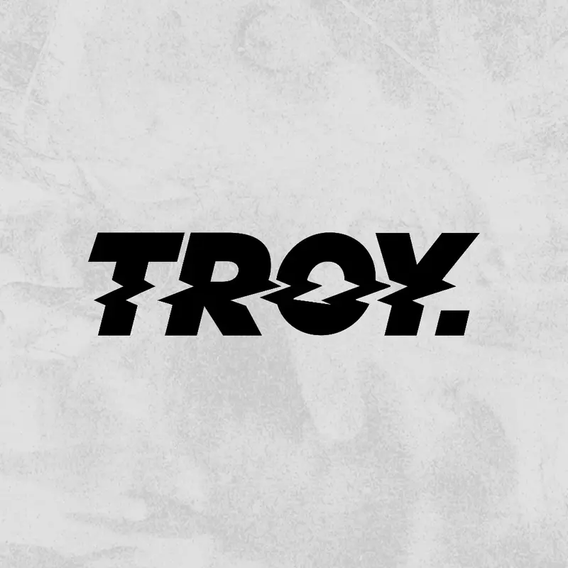 Troy Company Tshirt Dark Grey Naver Stop Trying - Kaos Pria Wanita Abu Gelap MT 2793 5