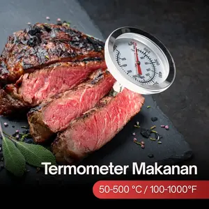 GRANDMALL JAKARTA - Anpro Termometer Makanan Daging BBQ Meat Temperature - D9145