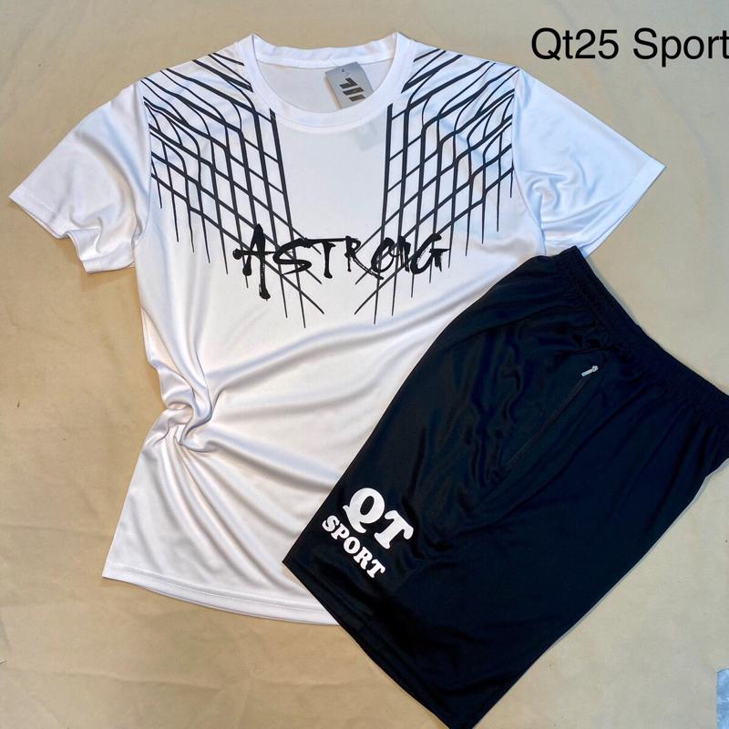 Bộ Quần Áo Thể Thao Nam QT SPORT, Set Đồ Thun Nam Ngắn Tay, Quần Short Đùi, Mặc Nhà Đi Chơi Tập Gym