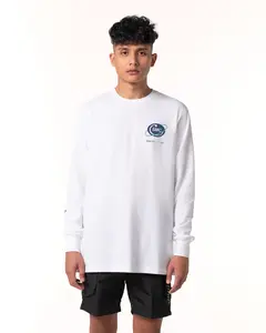 Cosmic Tees WORLDWIDE CUP LS Combed Sablon Kaos Polos Kerah Lembut Nyaman Basic