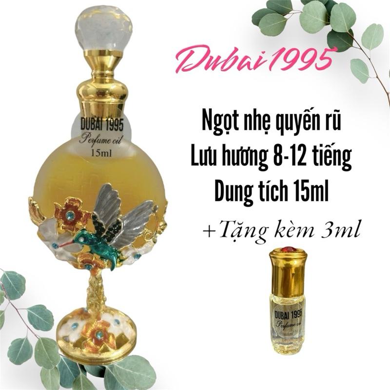 Kèm 3ml Tinh dầu nước hoa dành cho nữ Su.gờ.baby hương dịu nhẹ tiểu thư 15ml Perfume Oil