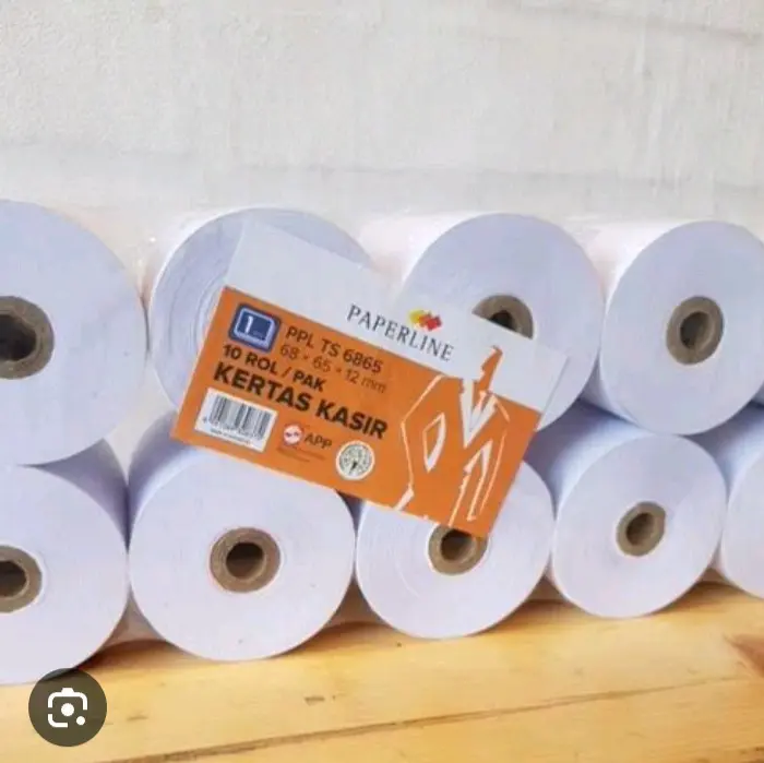 Kertas Kasir / Register Roll / Kertas Tellstruk 75x65 1ply 2 ply / 58x65 / 68x65 / 58x48 Paperline