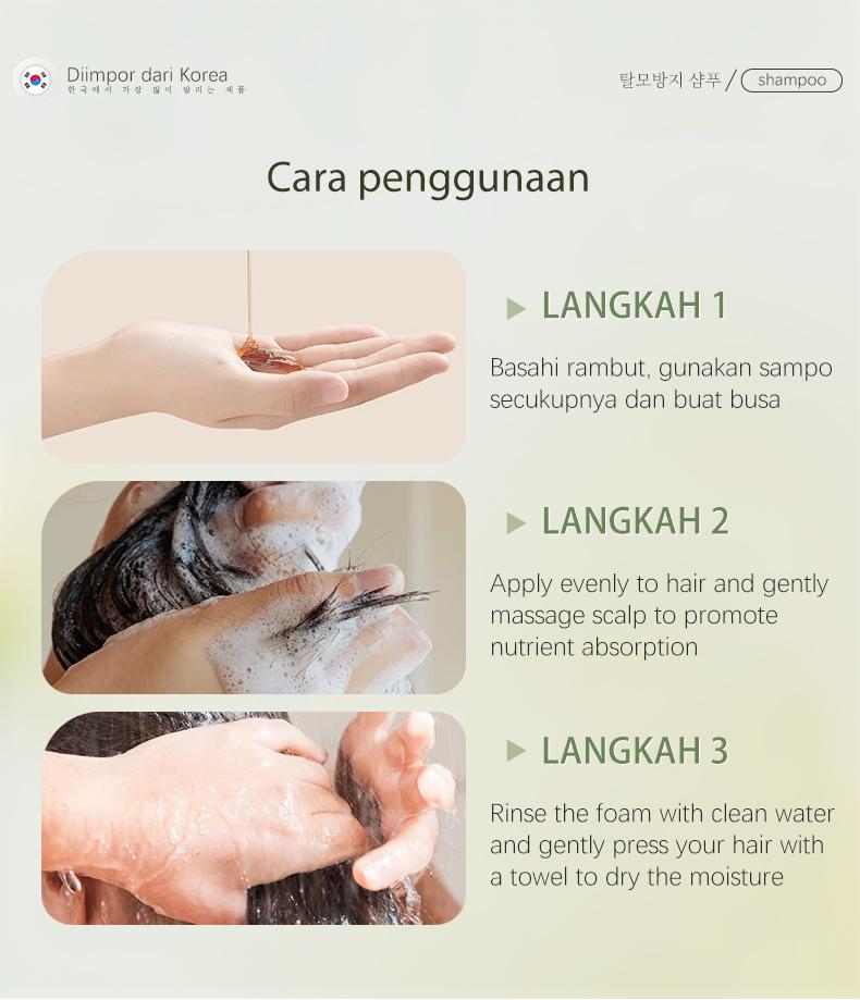 Dr.ville Shampoo Anti Rontok & Penumbuh Rambut Cepat - Sampo Nutrisi Akar Rambut Bervolume Anti Lepek Halus Berkilau Original  500ml