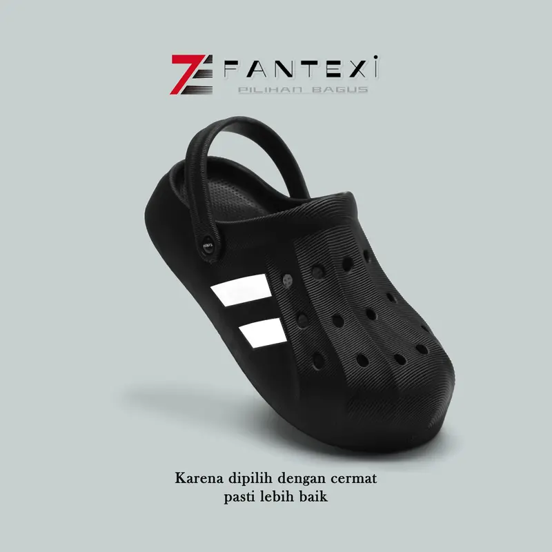 Sandal Selop Baim Slide Pria Model Terbaru Anti Slip Bahan Karet Eva Sendal 1