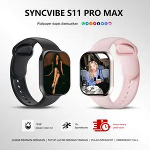 2.2" AMOLED Smart Watch 11 Pro Max 10 Pro Max  Original Waterproof Bluetooth Call GPS NFC Wireless Charging For Men Women Free Wallpaper