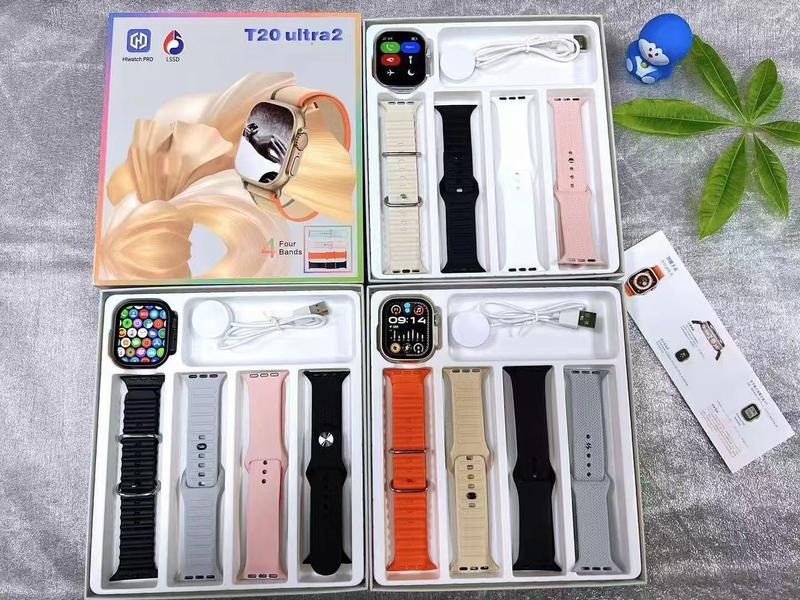 Đồng Hồ Thông Minh Thời Trang Mới Maixinn Màn Hình Vuông 49Mm Độ Phân Giải 4K Khóa vít Chân Thực Dây Đeo Silicon Cuộc Gọi Bluetooth Bộ Đồ 4 Trong 1 Thích Hợp Làm Quà Tặng Đồng Hồ Thông Minh Giftch t20 ultra 2 Thanh Toán Khi Nhận Hàng