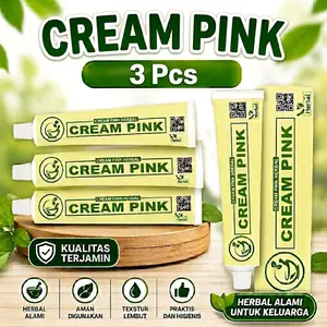 Paket 3 Pcs Cream P1nk Herbal Oles Jerawat Dan Anti bakteri badan Perawatan jerawat alami