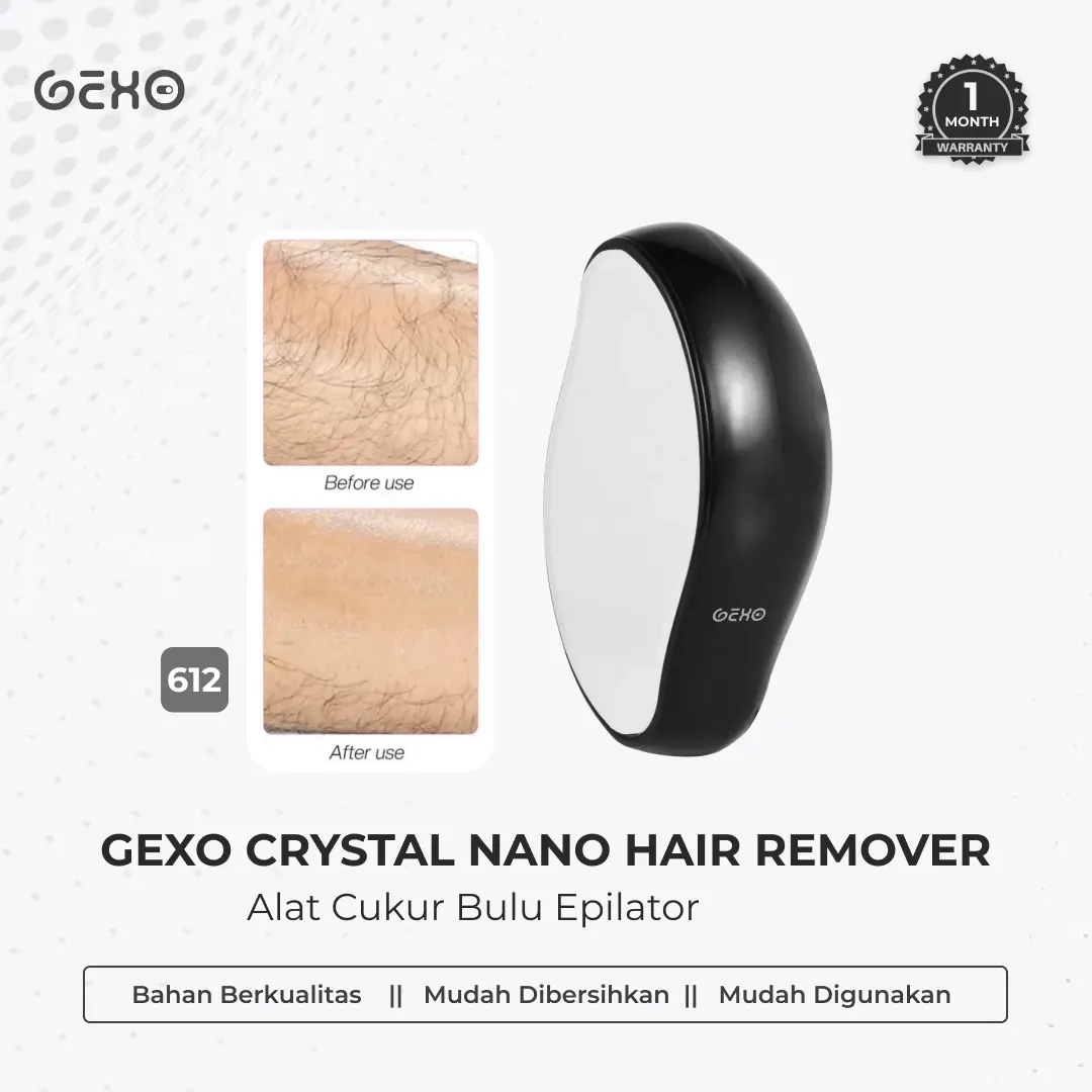 Gexo Alat Cukur Bulu Epilator Crystal Nano Hair Remover Shaver