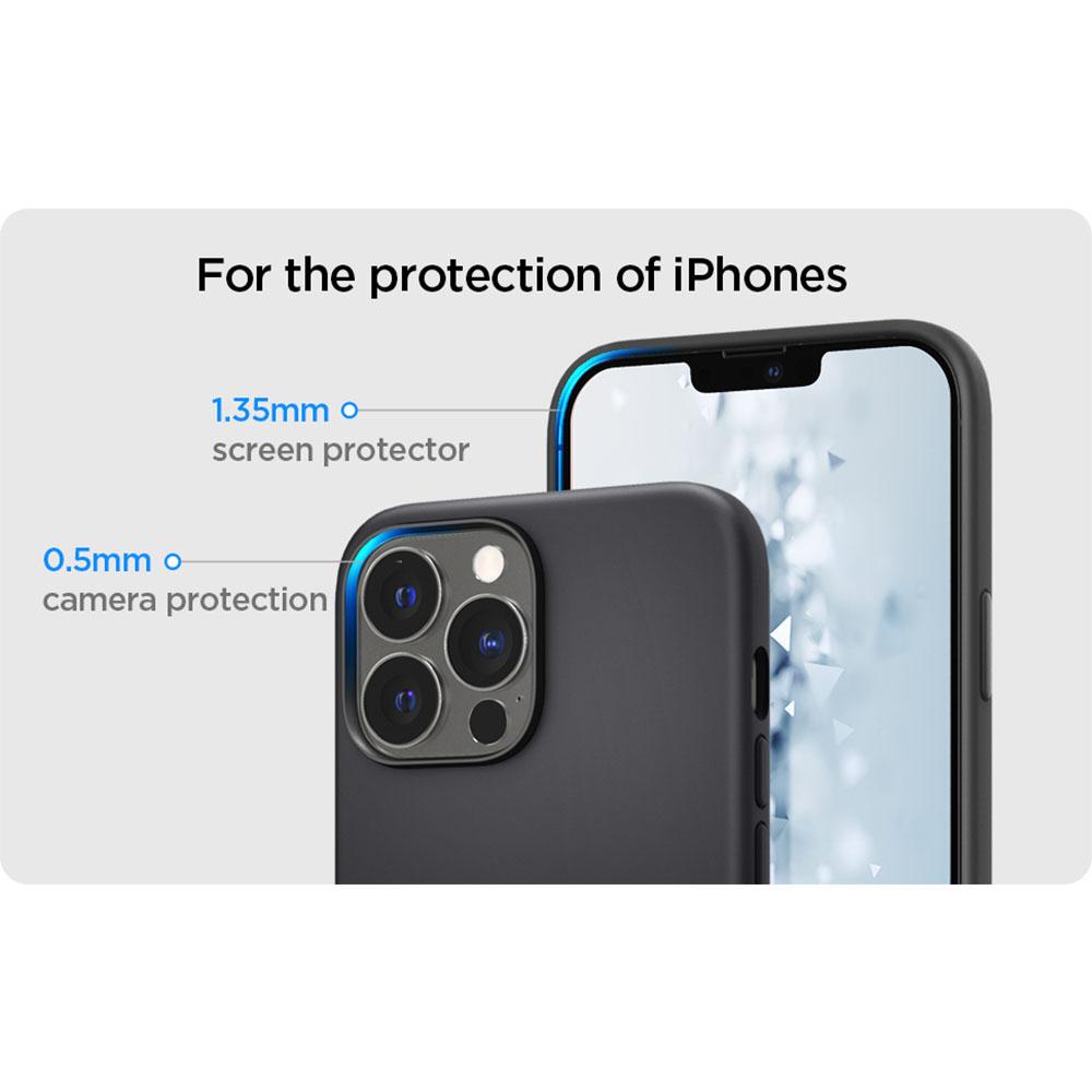 Case iPhone 13 Pro Max Mini Spigen Silicone Fit Slim Soft TPU Casing
