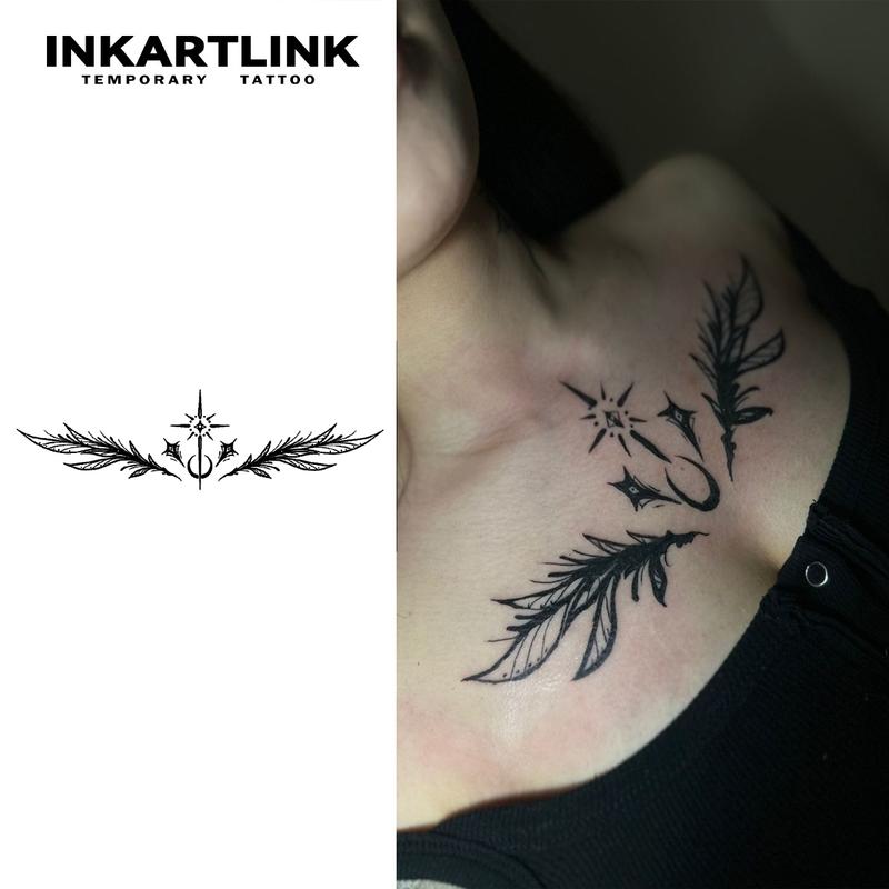 Angel Emblem Temporary Tattoo Sticker, Magic Tattoo,tattoo waterproof ...