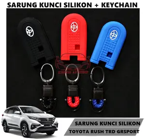 Sarung Kunci Silikon / Cover Key Remote Toyota All New Rush TRD GR Sport