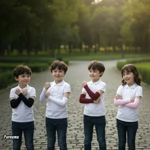 Manset Tangan Anak sepasang usia 1 sampai 9 Tahun|Manset Lengan panjang Laki laki dan Perempuan.