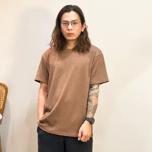 NRKY kaos Waffle knit pria strech nyaman soft tshirt  skena