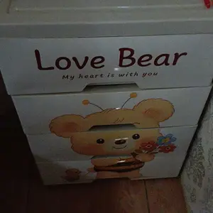 PXTON - Lemari Kiyomi 4 susun / 5 susun / Lemari Pakaian Plastik Baby 4 Susun / 5 susun  / Lemari Plastik Babby Karakter Lucu  / Lemari Pakaian Plastik Aesthetic Lucu