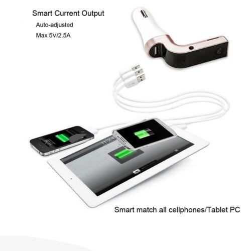 Product Introduction of 【SG Seller】Truslink CAR G7 Wireless Bluetooth AUX Car Kit Handsfree FM Transmitter Radio MP3 Player USB Charger 15
