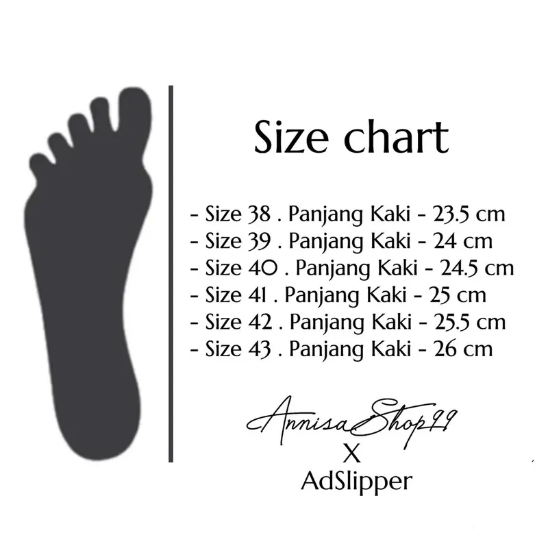 AN -  Promo Sandal Slop Slip On Distro Casual Pria Wanita Dewasa 1