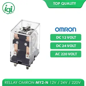 RELAY MY2 12V OMRON / RELAY MY2N 24V OMRON / RELAY MY2-N 220 VOLT 8 PIN TERMURAH BEST SELLER