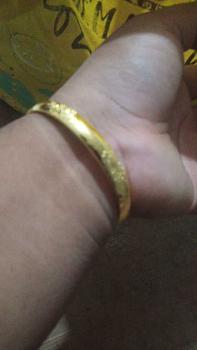 Product Review of gelang tangan keroncong pasir Arab terbuat dari coin asli anti luntur Bracelets from M**a Y**r 0