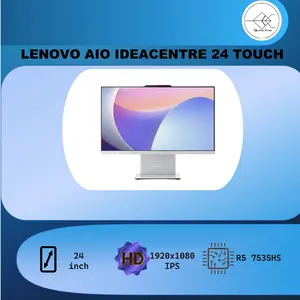 LENOVO AIO IDEACENTRE 24 TOUCH RYZEN 5 7535HS 8GB 512GB W11+OHS 23.8FHD IPS