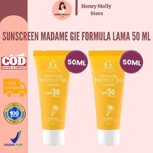 MADAME GIE Sunscreen Sunblock Sunprotect 50ml with Callendula SPF 30 PA+++, Tabir Surya Madam Gie Sunscreen