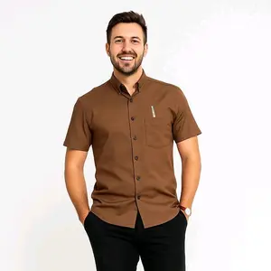Kemeja Distro Polos Sigaret Dewasa Lengan Pendek Baju Katun Casual Terbaru Lengkap Atasan Bisnis Formal Kantor Cowok Slim Fit Hem Kerja Pria Keren Santai Panjang Motif Batik