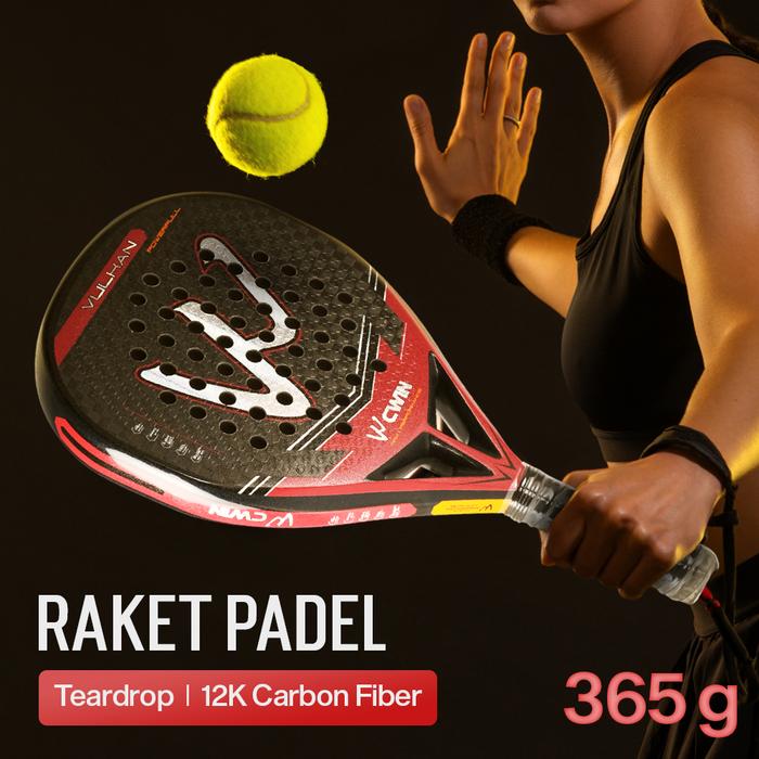 Material Raket Padel Jual Raket Padel Teardrop 12K Carbon Fiber 3.8cm Thickness 365g - 5025 ...