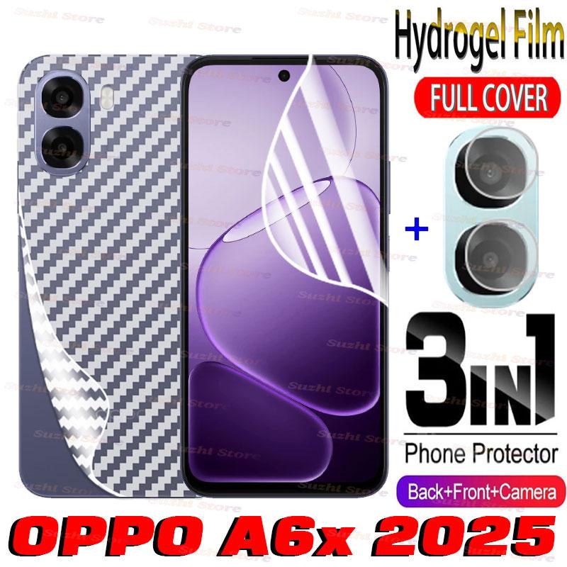 ฟิล์มไฮโดรเจล, OPPO A6x 2025, สำหรับ OPPO A6x, A 6x, OPPO A6 Pro, A6i, OPPOA6x 4G และ 5G, ฟิล์มกันรอ