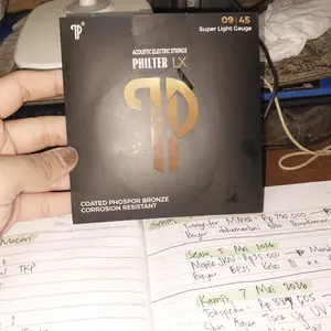 Senar Gitar Akustik String Coated Phosphor Bronze Philter LX Original