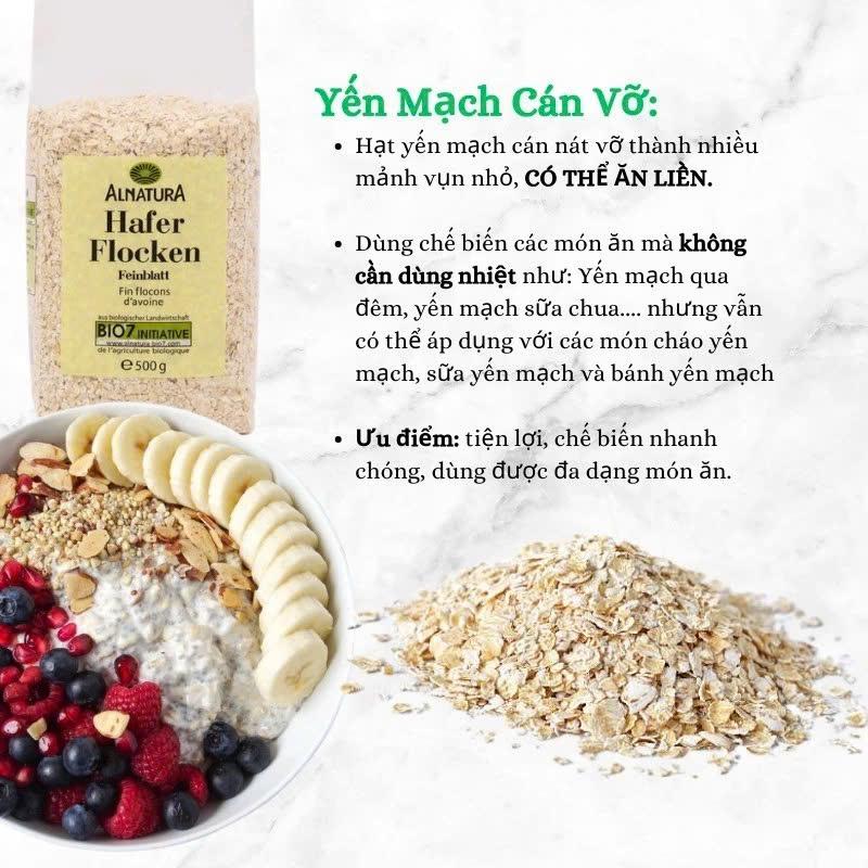 Yến Mạch HAFER FLOCKEN, yến mạch hữu cơ MARKAL Pháp 2