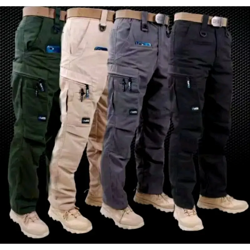 CELANA CARGO PANJANG PRIA CELANA TACTICAL CELANA PROYEK BAHAN TEBAL DAN ADEM NYAMAN DIPAKAI Outdoor