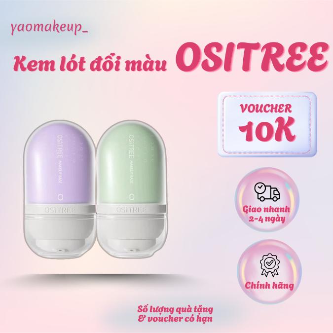 [OSITREE] Kem Lót Ositree Màu Tím/Xanh Thay BB Cream Kem Lót Trang Điểm Dưỡng Ẩm Triệt Sắc Che Khuyết Điểm 32g