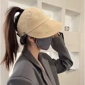 Topi Matahari untuk Wanita, Kerai Luar Ruangan Musim Panas, dan Topi Duckbill