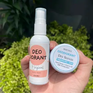 (BPOM) PAKET PENCERAH KETIAK SERUM + DEODORANT SPRAY TAWAS PENGHILAANG BAU BADAN