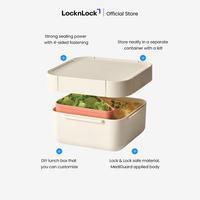 Gambar LocknLock To-Go Square Lunch Box Ivory 920ml - LCB411 dari Locknlock.indonesia Kota Depok 5 Tokopedia