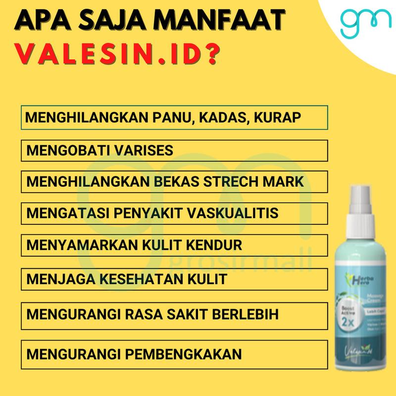 Valesin.id Cream Obat Varises Herbal Nyeri Otot 60 ML Original 3
