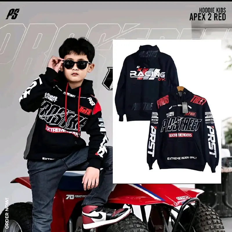 Sweater Hoodie Anak Oversize Jaket Anak Motif Oversize Fashion 4
