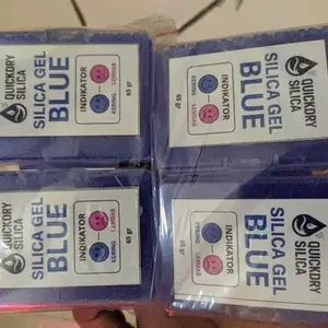 Silica Gel Biru Box dengan INDIKATOR 65gr - Perlindungan Anti Jamur dan Lembab untuk Camera, Tas, dan Pakaian Blue Kamera