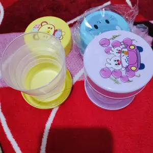 Gelas Lipat Gelas Portabel Gelas Mini Untuk Travel Cup Plastik