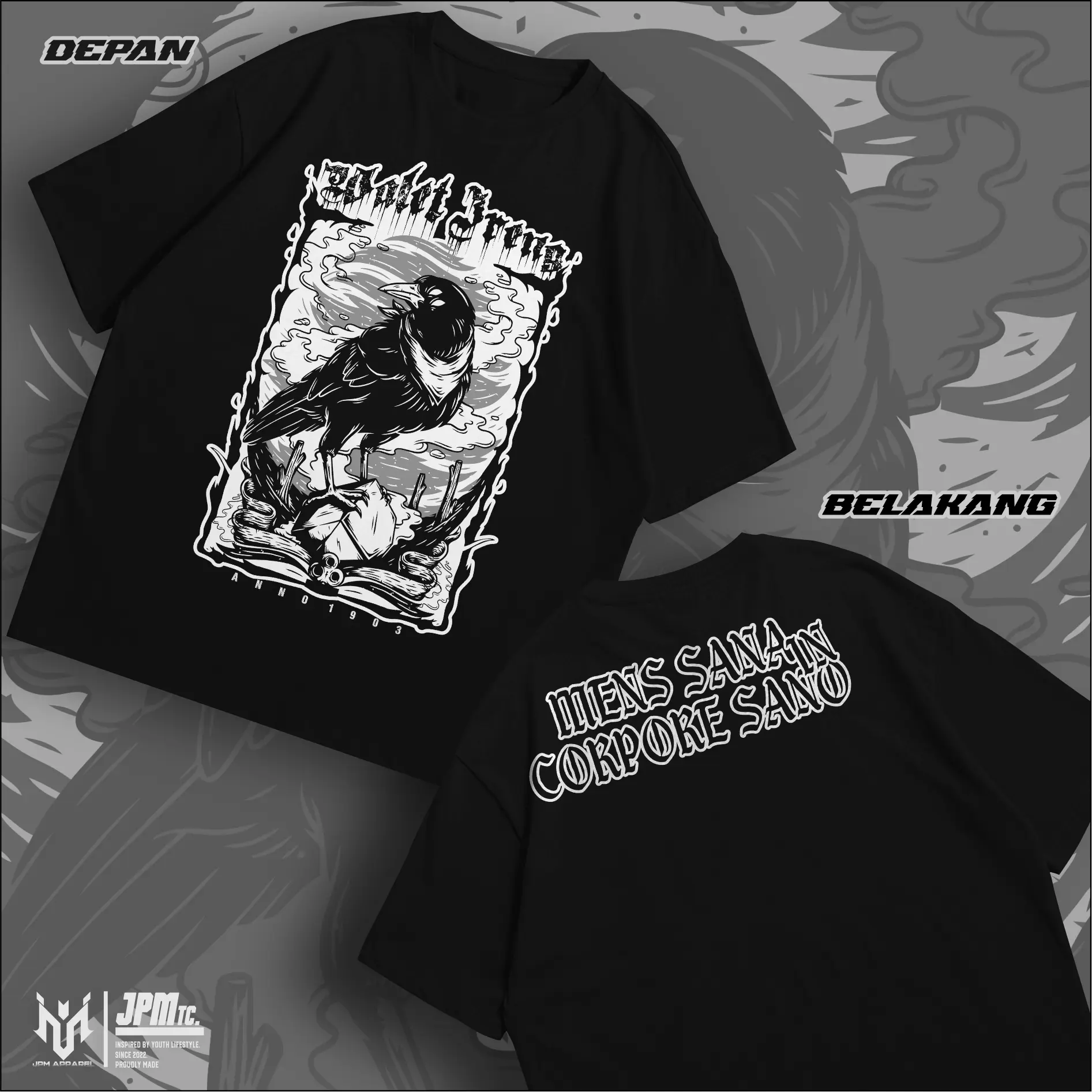 Kaos SH Winongo Walet Ireng New Arrival Material Cotton Combed