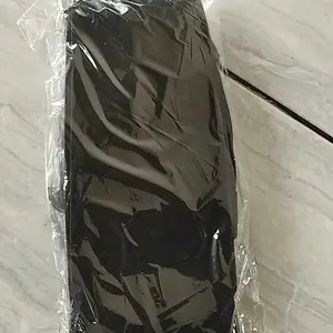 Dasi Instan Perekat untuk wisuda ospek magang hitam doff dan hitam satin