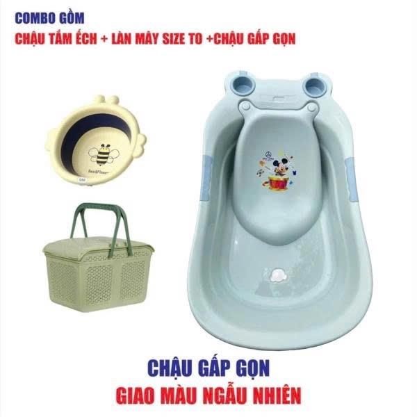    ship rẻ    chậu tắm ếch tiện lợi cho bé - Sản phẩm chất lượng cao cty gia long 