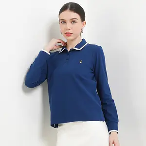 Hush Puppies Kaos Polo Wanita BSC ALOE POLO Navy LA29414NVY