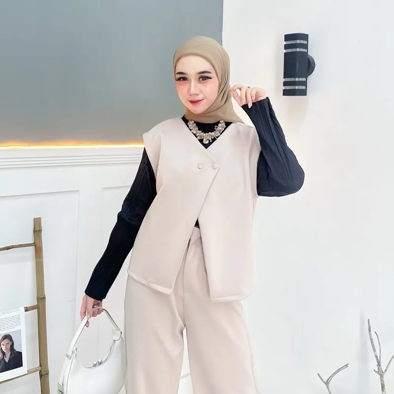 VEST ROMPI WANITA/ROMPI KANCING 2